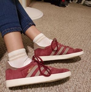 Red Adidas Gazelles!